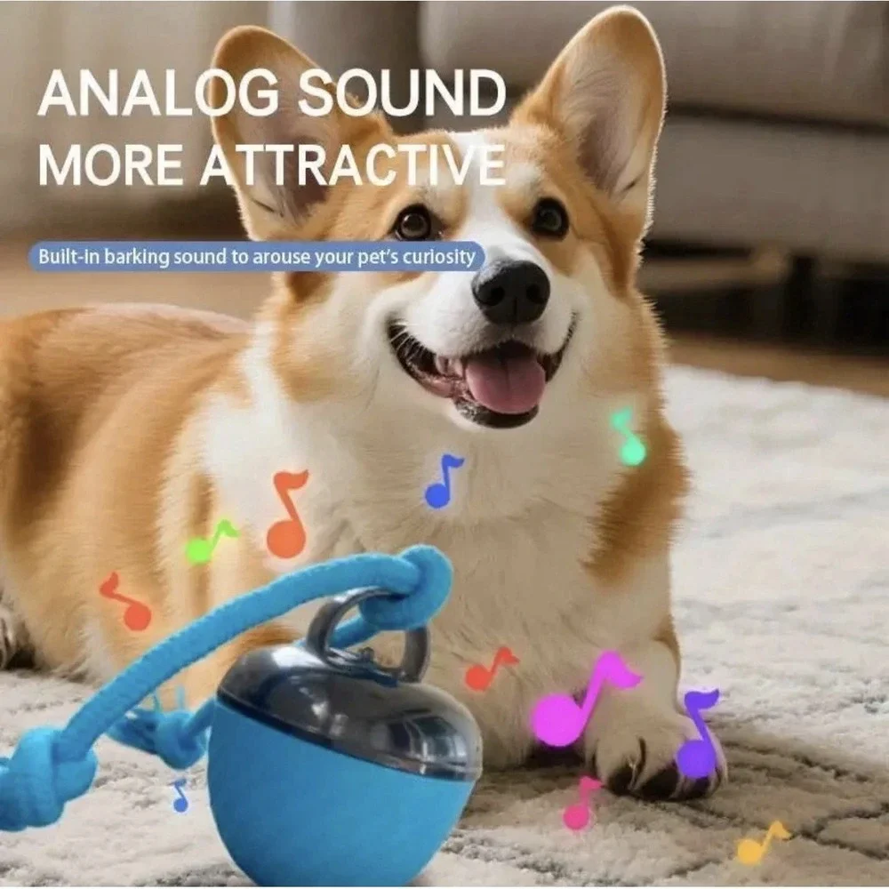 THE CHASE Anti-Boredom Moving Dog Ball | 3-Mode Smart Exercise Toy